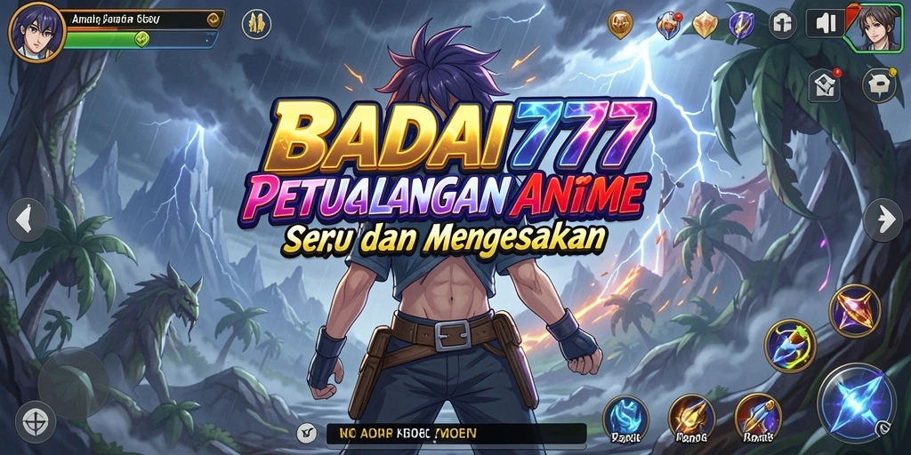 Gameplay seru BADAI777 dengan karakter Anime yang menarik.