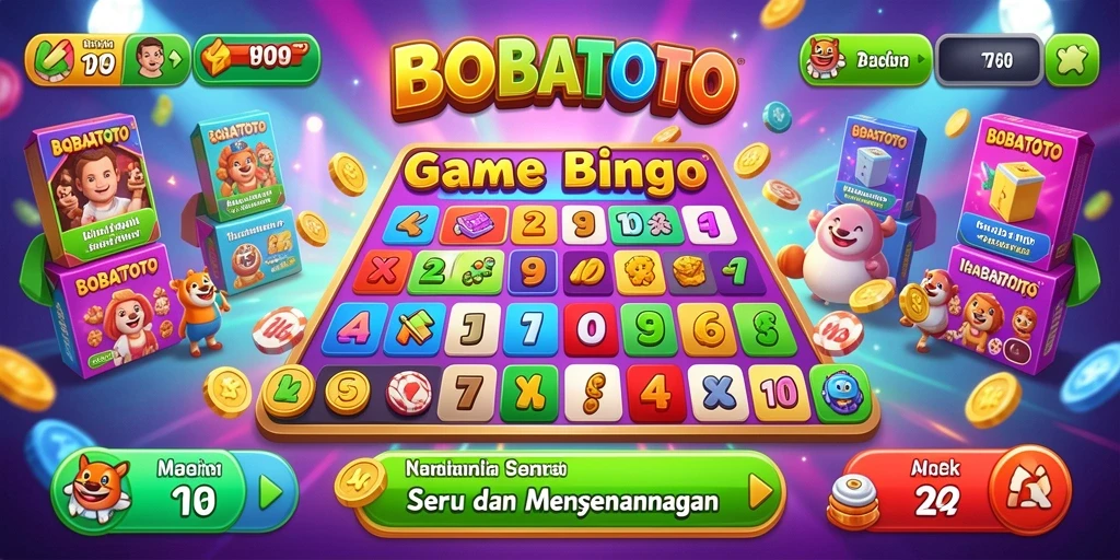 Tampilan gameplay seru dari BOBATOTO ketika bermain bingo.
