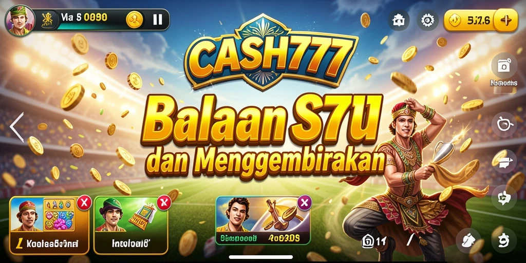Tampilan luar biasa dari gameplay balapan yang seru di CASH777.