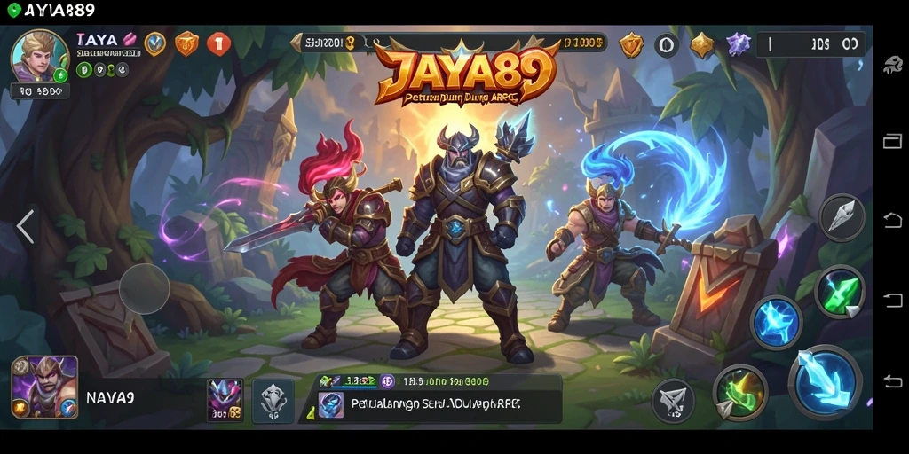 Tampilan menarik dari gameplay seru dalam JAYA89.