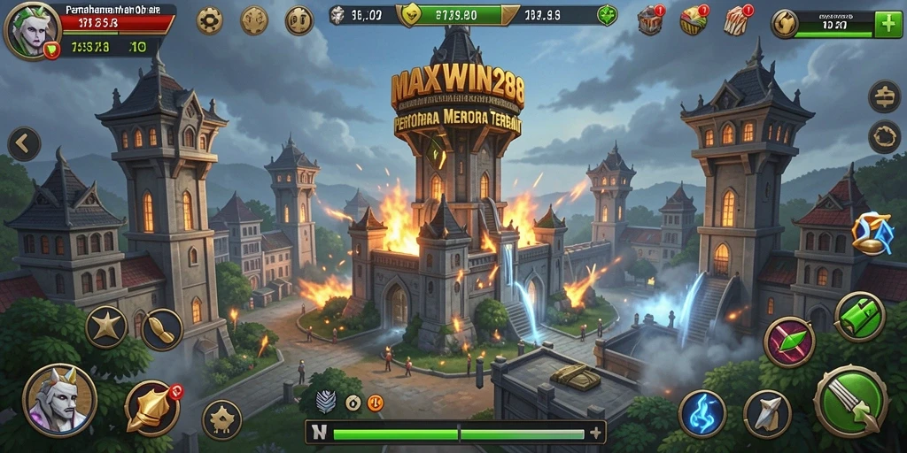 Tampilan gameplay menarik di MAXWIN288 yang penuh strategi.